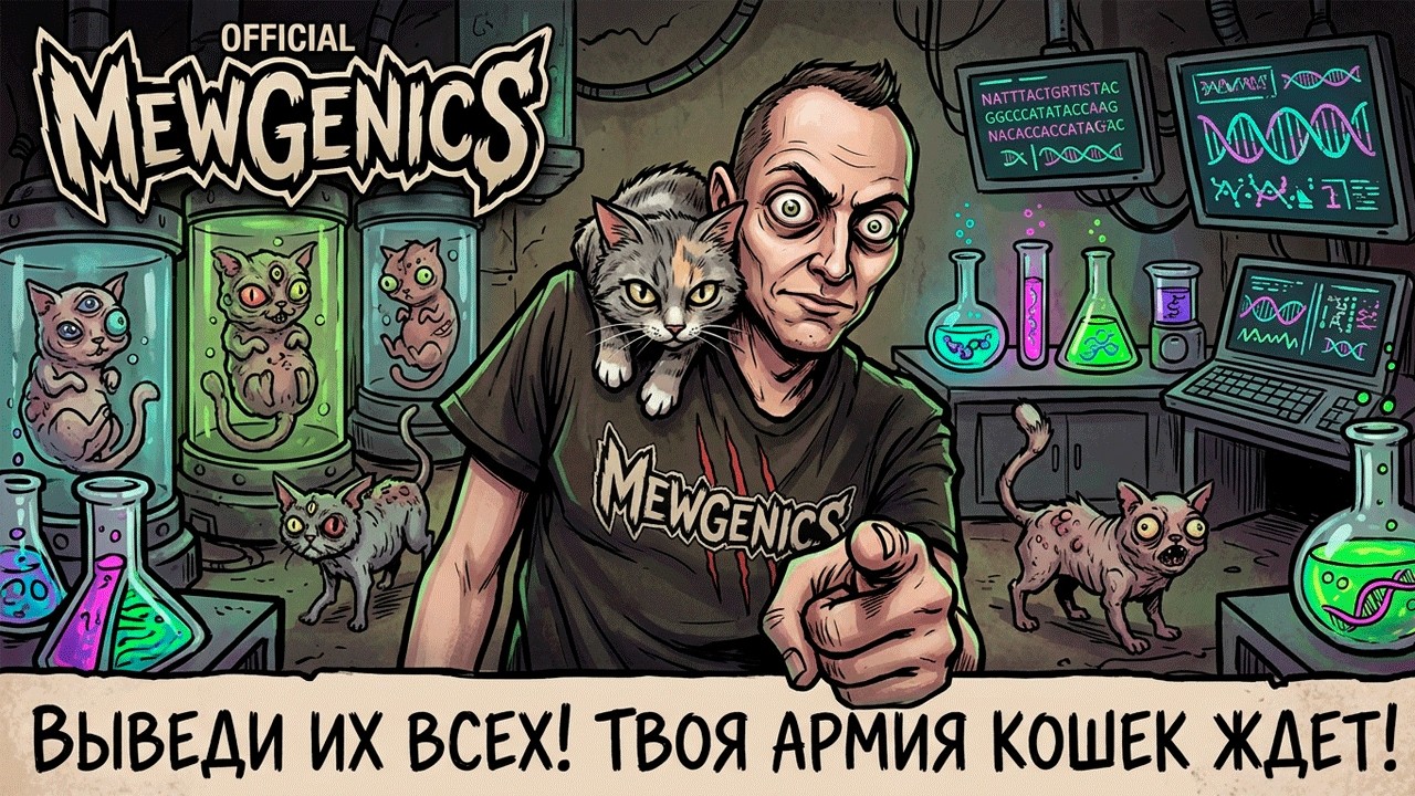 🔴 MewGenics 🔴 МяуГеникс 🔴 Трэш, Коты и Вакханалия (часть 1)