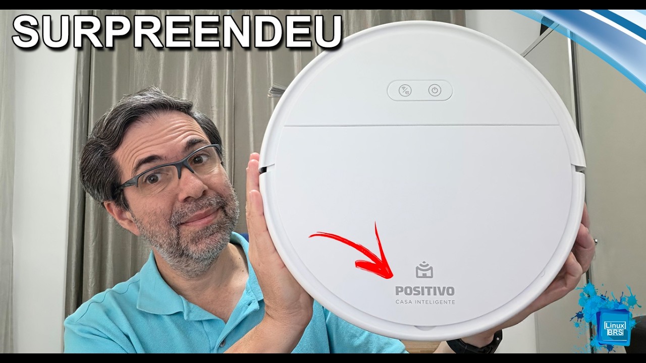 SMART RÔBO ASPIRADOR WI-FI PRA-100 POSITIVO CASA INTELIGENTE - UNBOXING E PRIMEIRAS IMPRESSÕES