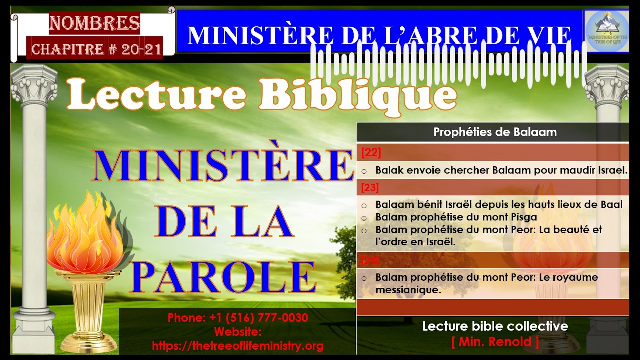 Lecture Biblique | Nombres 22-24 | 18 Février 2026 | Aimez, Abonnez, Partagez | Dieu vous bénisse