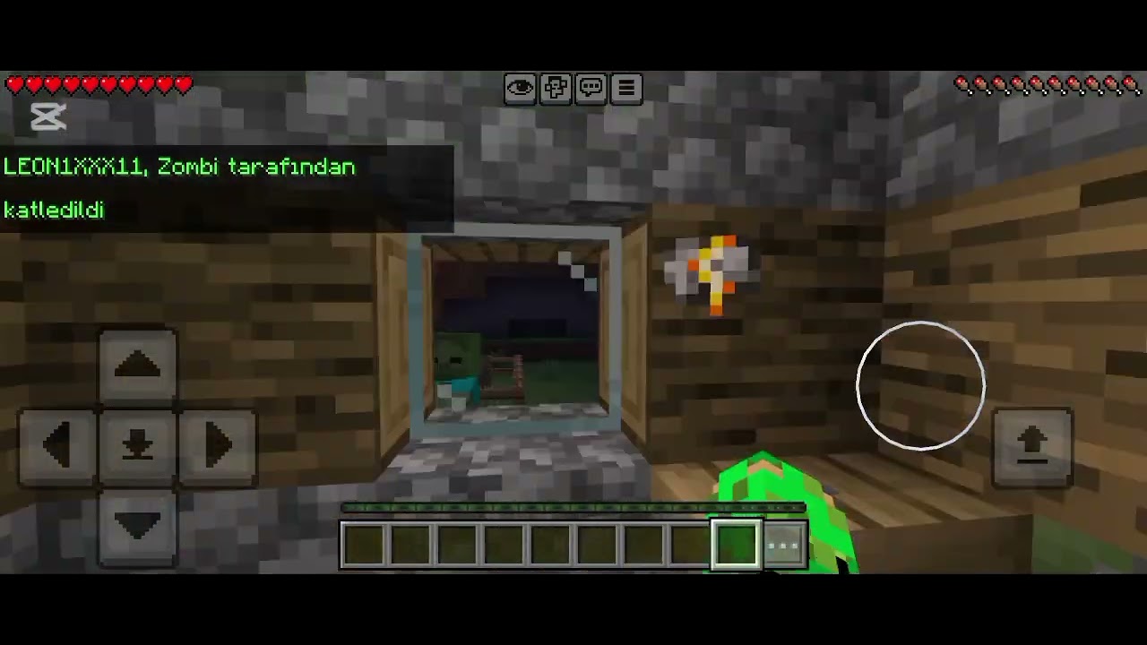 Gerçek Minecraft hayatta kalma part 1