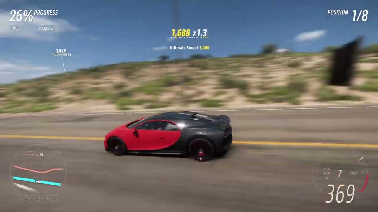 The Crew 2 Bugatti Chiron sport Pro Settings 2019 max 320