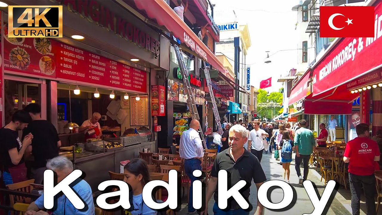 Fishmarket of Kadikoy, Istanbul, Turkey - 4K - walking tour with local sights and sounds Part 1