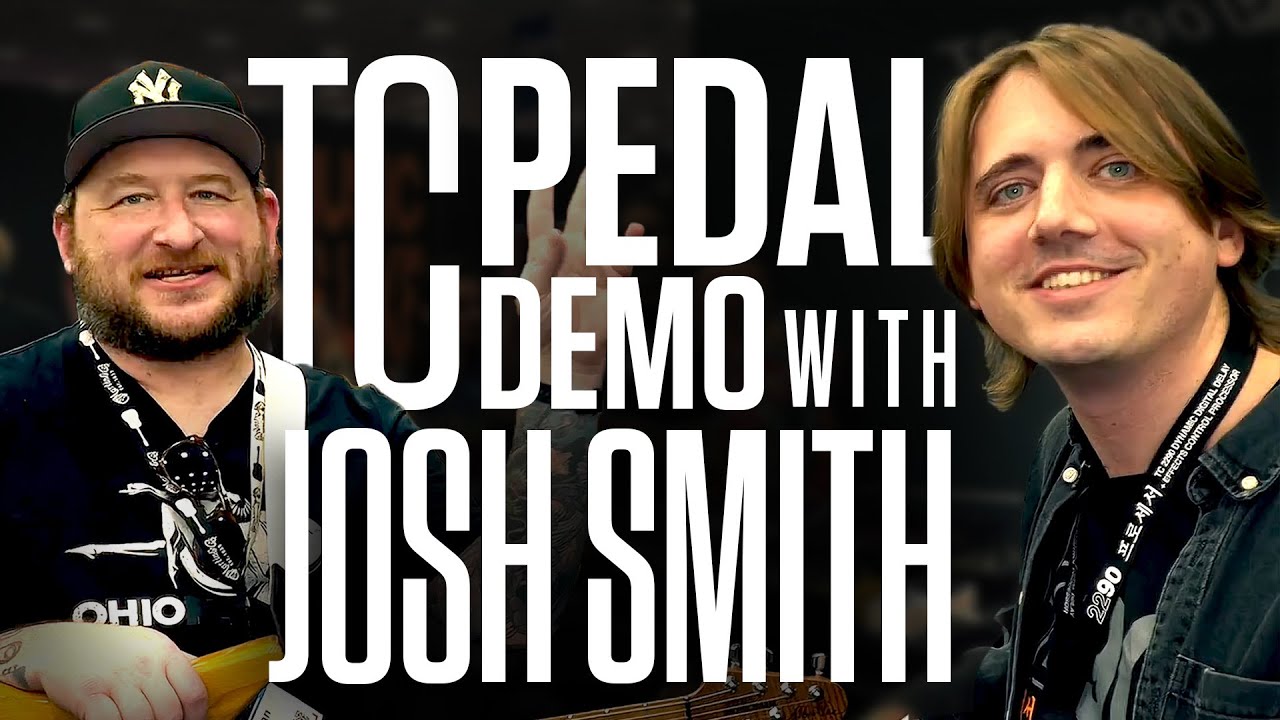 Josh Smith demos his 2290 Delay presets at NAMM