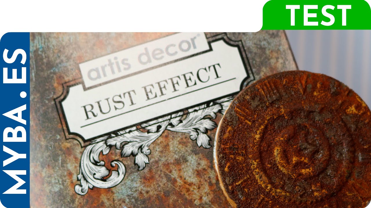 TEST: Kit efecto #óxido Artis Decor. | Rust Effect Kit. Imitación óxido en madera, yeso y más.