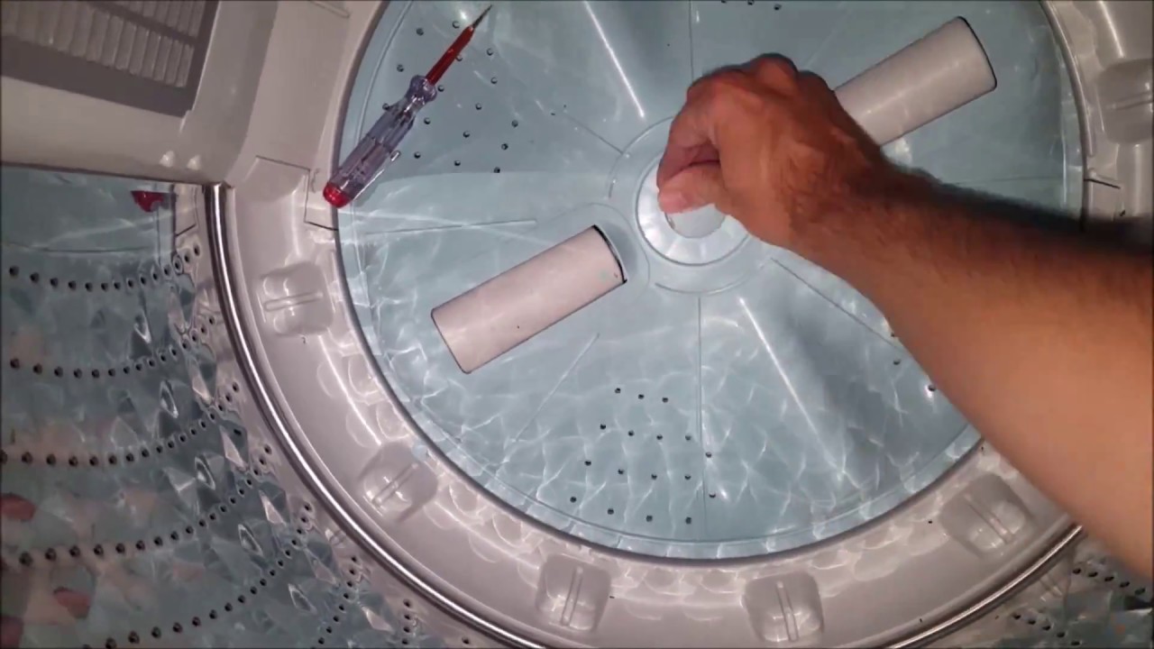COMO REPARAR TU LAVADORA SAMSUNG: Agitador o rodillo roto HD #lavadora #reparación #samsung