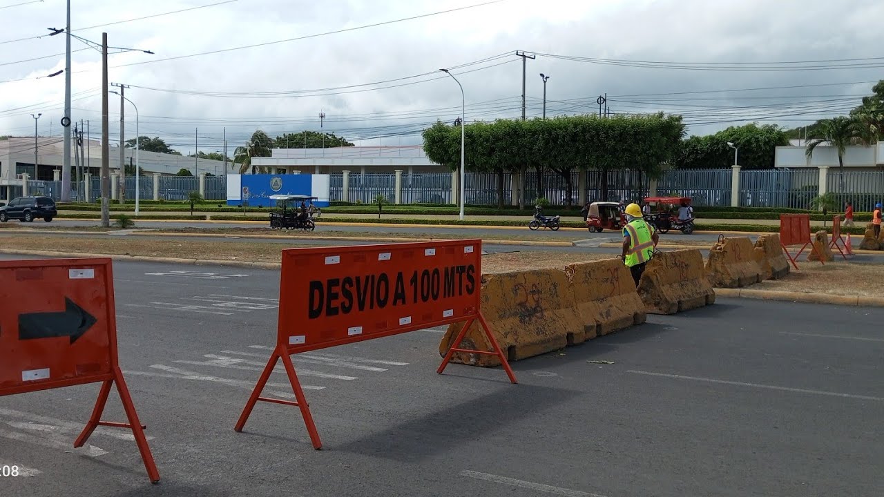 Recorrimos lo que será la ampliación de la pista Juan Pablo II. desde el 7 sur hasta el Zumen