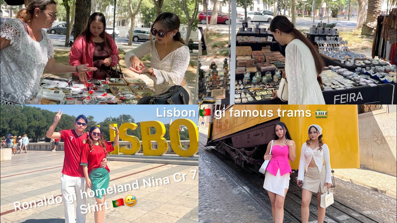 Portugal 🇵🇹gi street ta kei2 yonli yengminase 😅Ronaldo gi shirt litlaga Lisboa da 📸click nmba 
