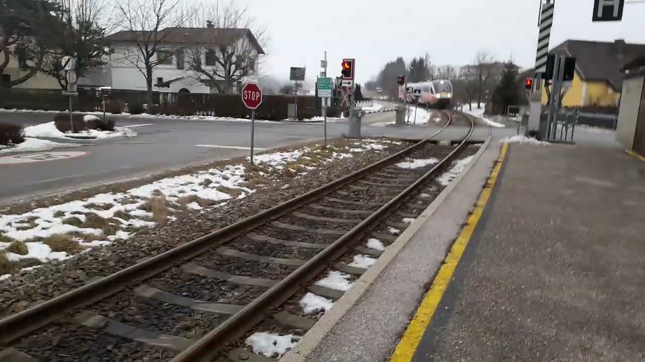Haltestelle Petzenkirchen um kurz nach 09:10 am 24.01.2026 