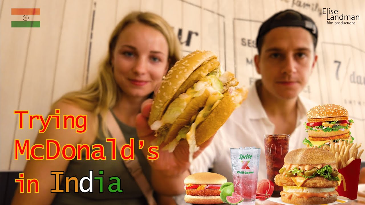 Мы попробовали Макдоналдс в Индии! - Индийский БигМак - Масала Поп Кола - МакАлу Тикки - Гоа, Индия