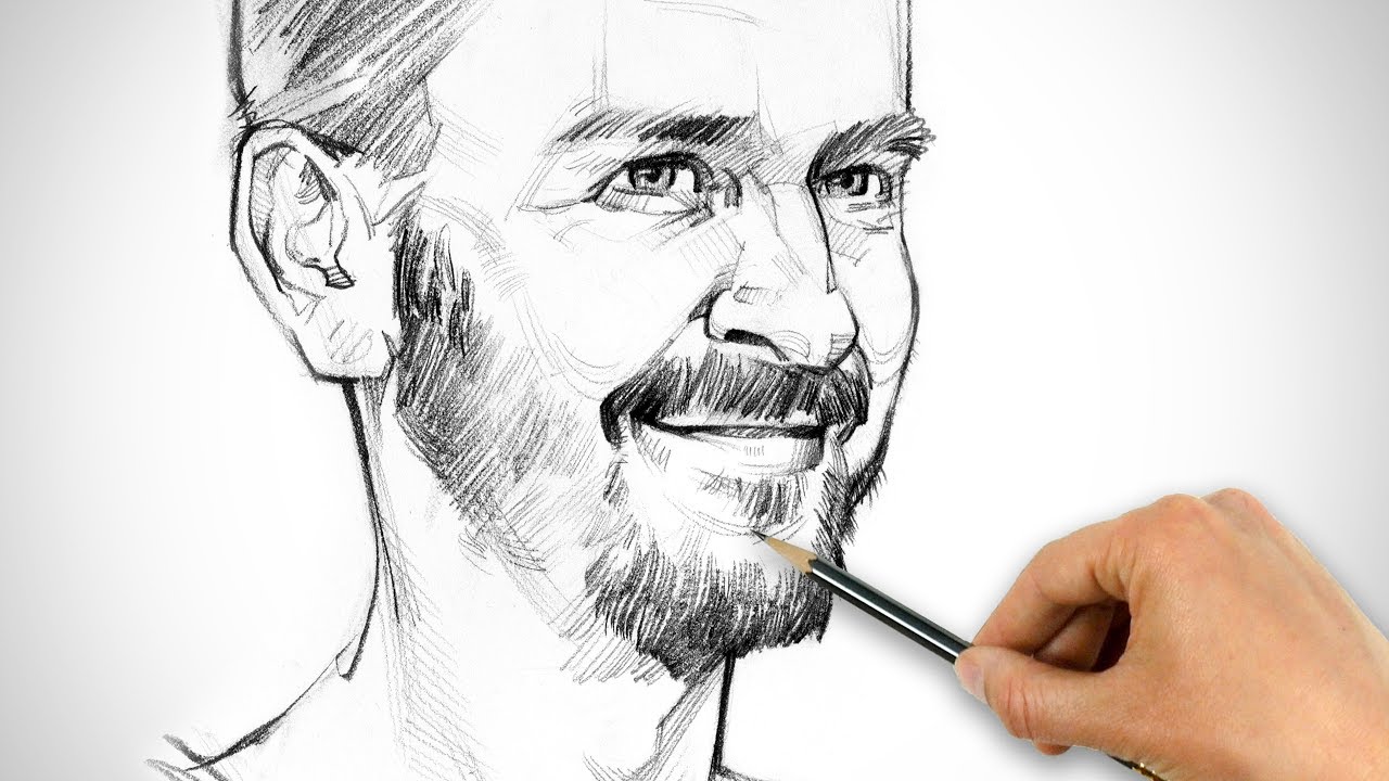 How to Draw a Self Portrait (SEXY BOI STYLE)