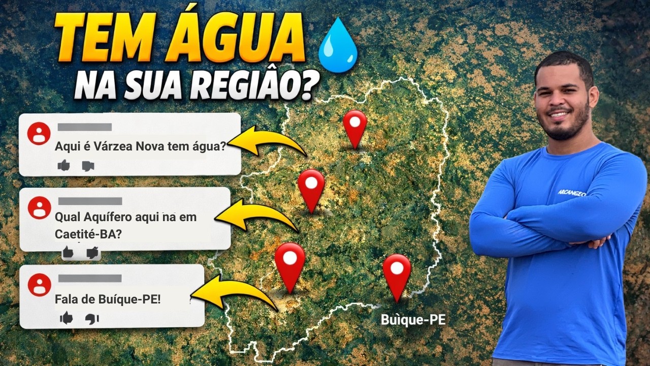 Será Que Dá Poço Nessas Regiões? Analisei Comentários do Canal
