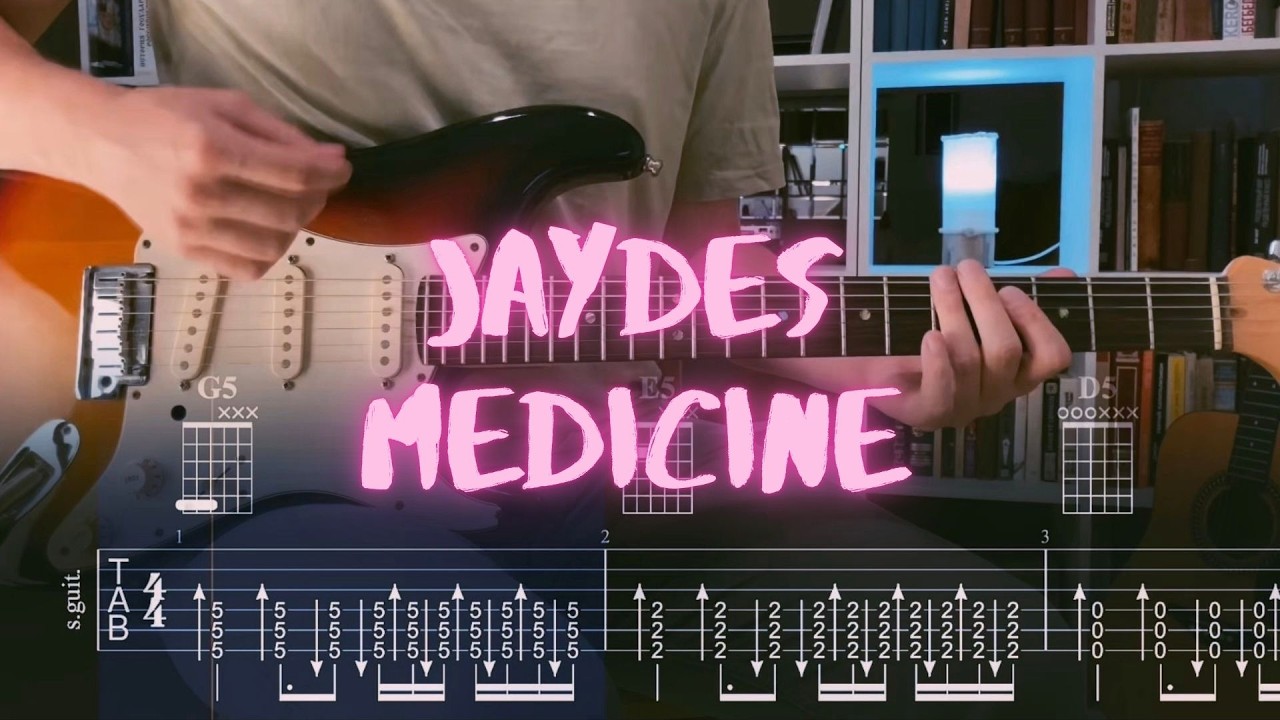 Jaydes - Medicine/ Muscle Memory Guitar Tutorial (Tabs)