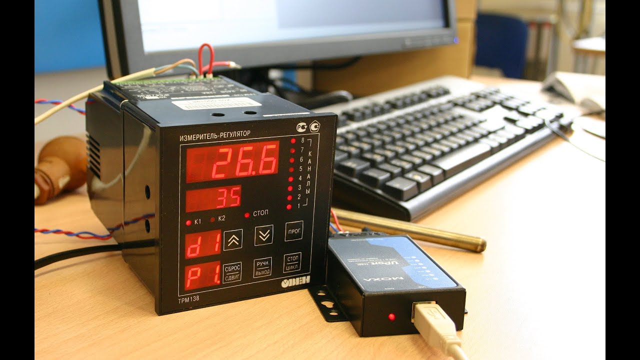 Подключение ОВЕН ТРМ 138 к SCADA TRACE MODE