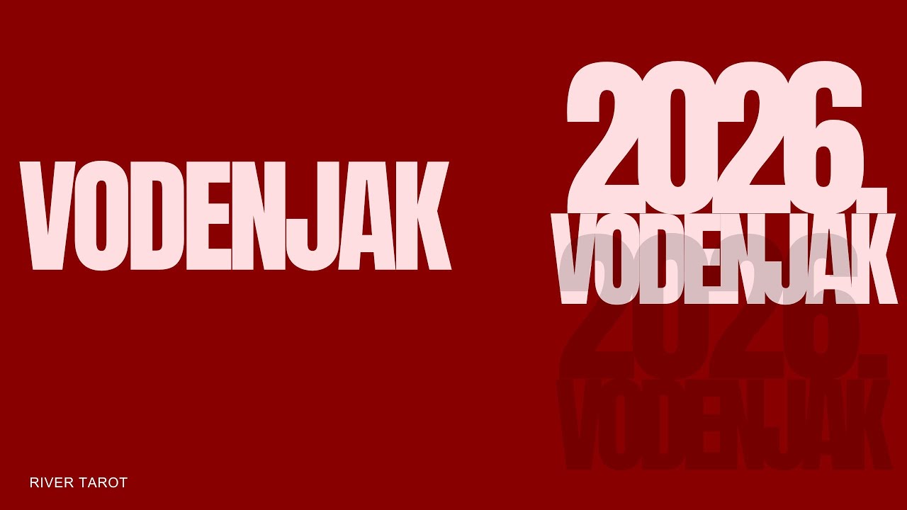♒︎ VODENJAK 2026. godi&scaron;nje čitanje