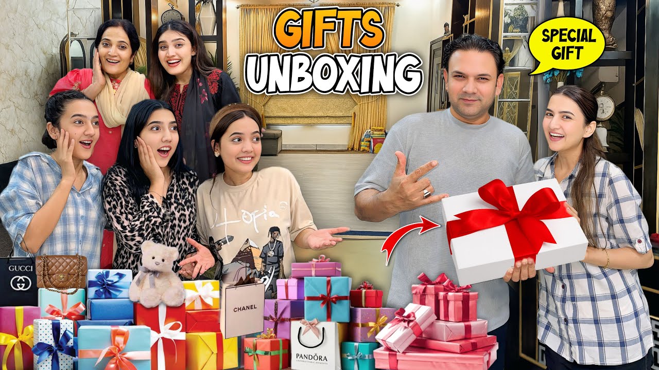 Surprise Gift for Papa 🎁❤️ | Finally Sab Ko Gifts Dy Diye 🎉✨ | Hira Faisal | Sistrology