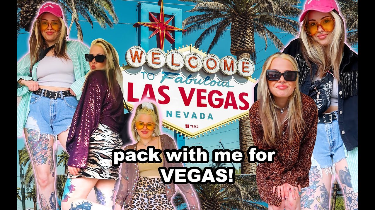 PACK WITH ME for VEGAS  ✨🇺🇸🎲 ✈️💕 (planning, outfit ideas, try-on & styling ideas for hot weather)