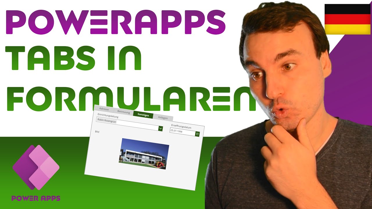 [Lern PowerApps] EP11: Übersichtliche FORMULARE mit TABS