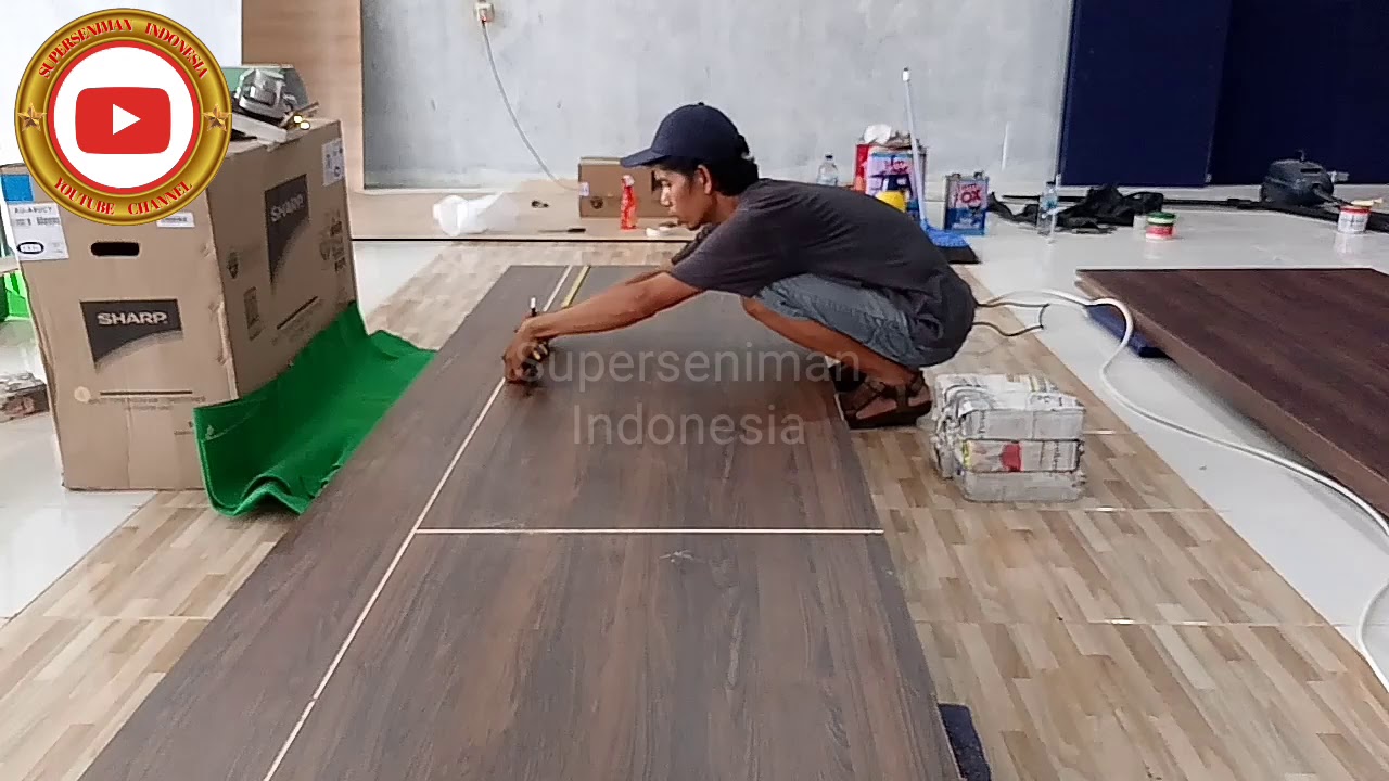Teknik Membuat Nat Pintu HPL Model Asimetris