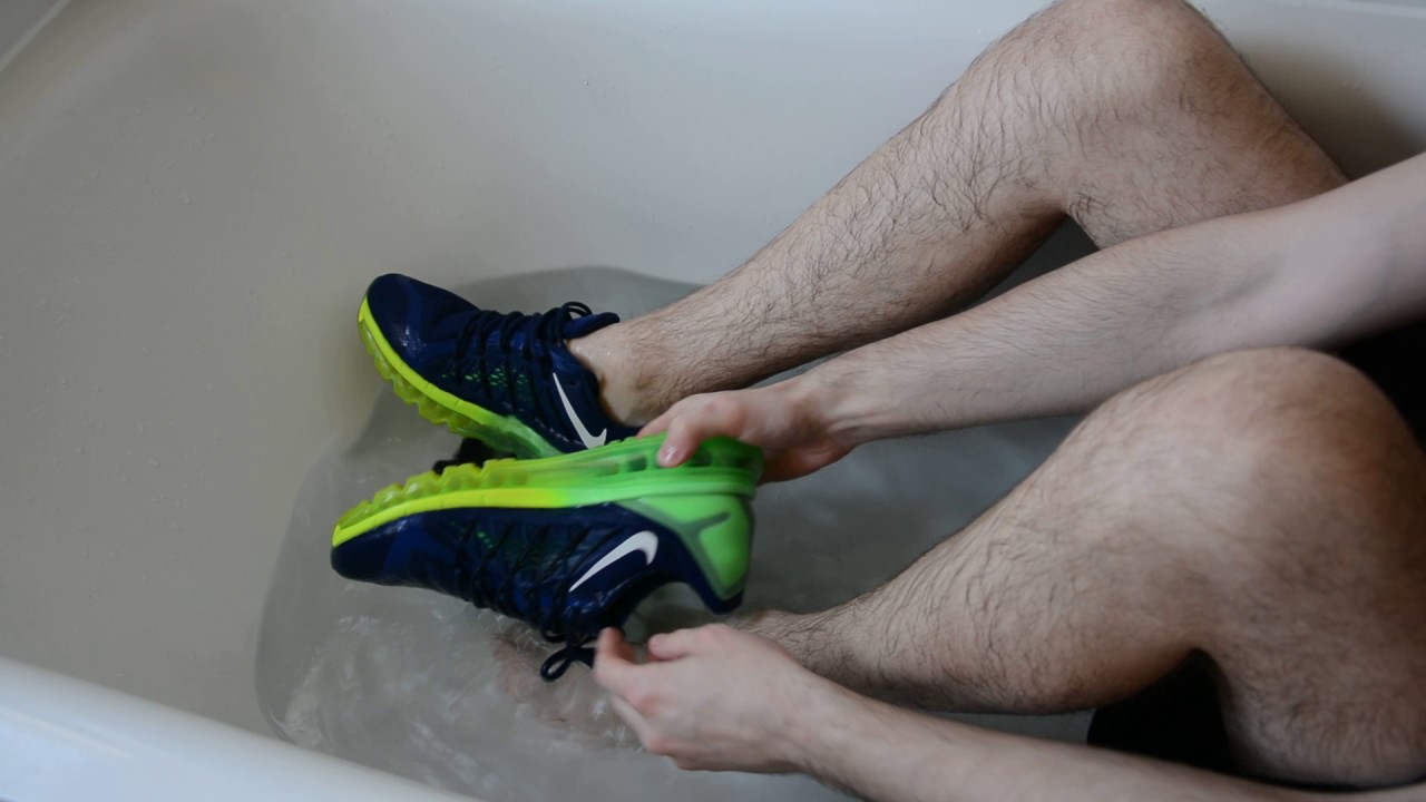 Bath in my Nike Air Max 2015s and Nike Shorts