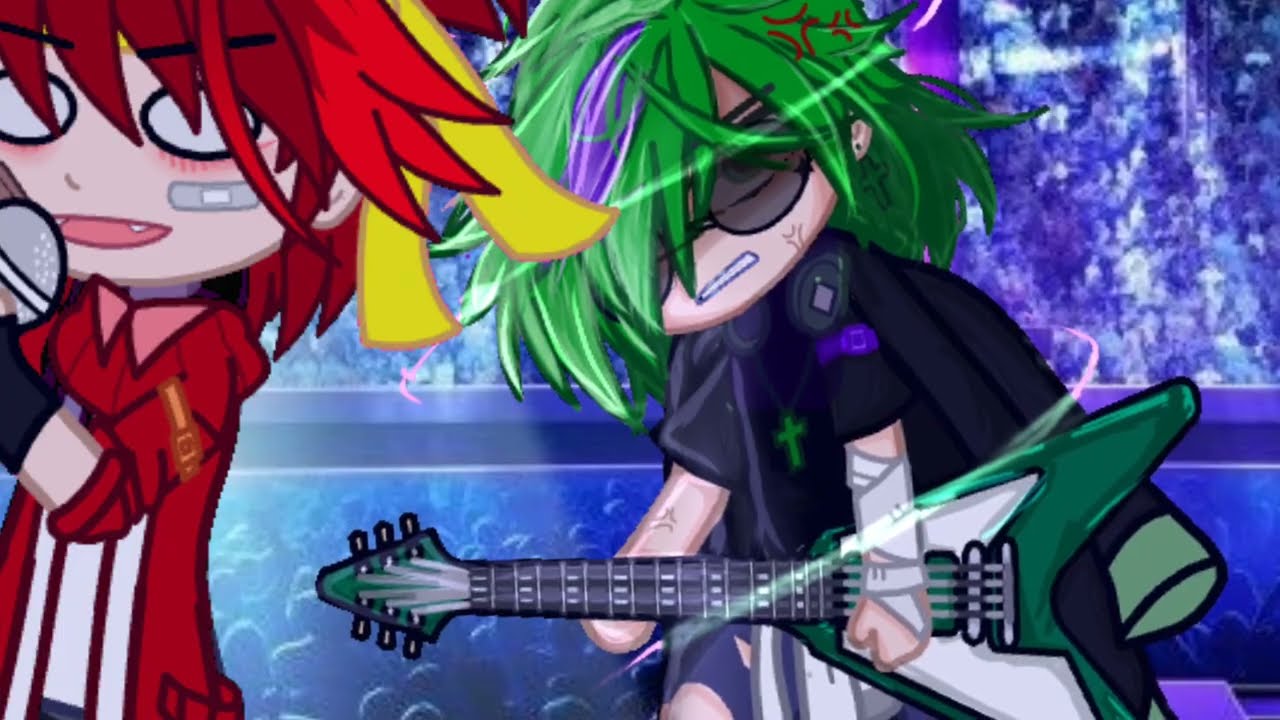 green💚 & purple💜 Have fun watching^^✨.&dagger; Alan Becker AvA & AvM &dagger; // Gacha Clud //