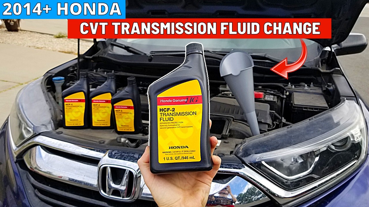 Замена трансмиссионной жидкости в вариаторе Honda CVT (2014+). CR-V, Civic, Accord, HR-V, Fit, Pi...