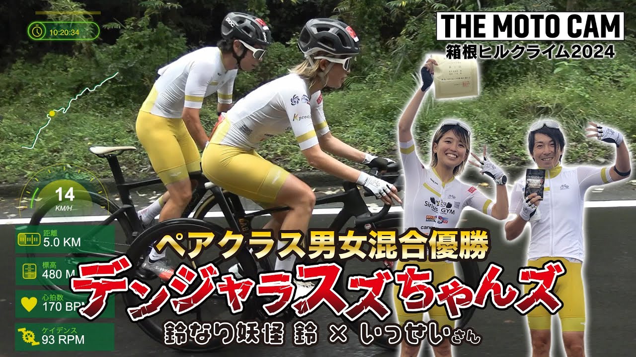 箱根ヒルクライム2024 デンジャラスズちゃんズ モトカム！（ほぼノーカット・ガーミンデータ付き）