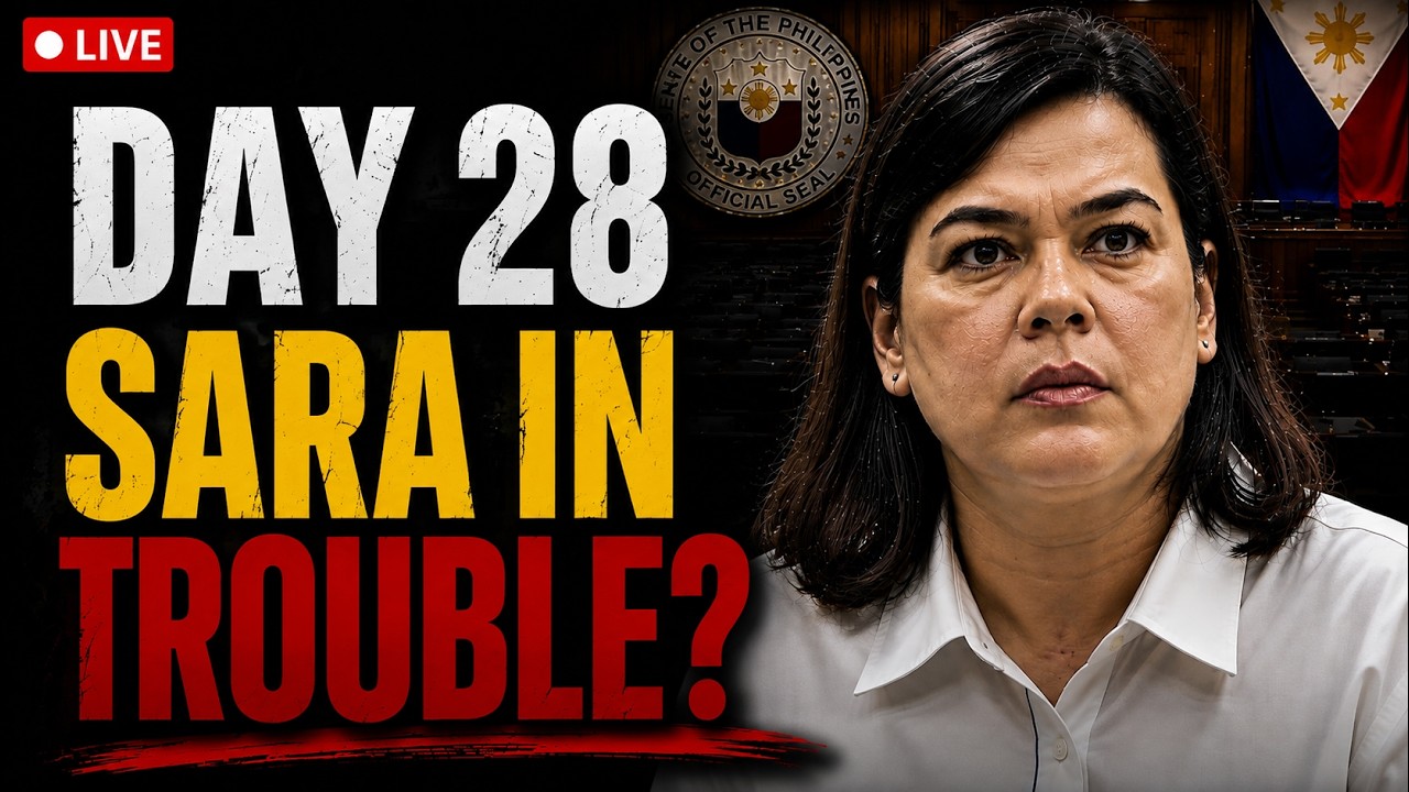 Sara Duterte Impeachment LIVE: Day 28 Big Corruption Charge LIVE | Tax Records Under Senate Scrutiny