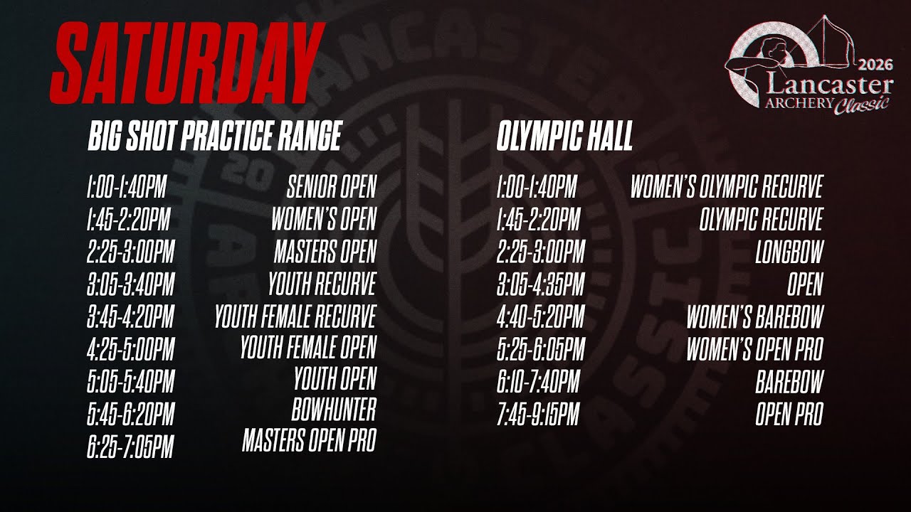 2026 Lancaster Archery Classic | Big Shot Range Finals Area