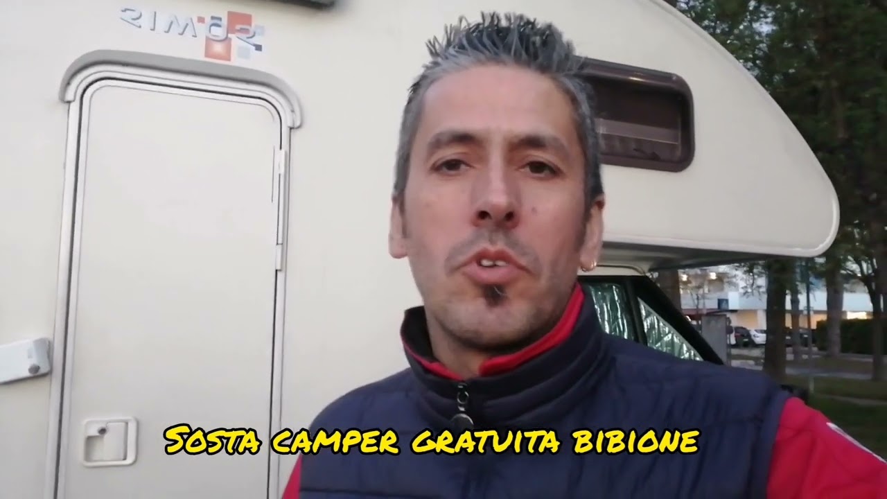 Sosta camper gratuita Bibione zona luna park