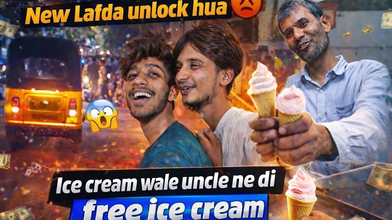 Day 2/30 Ramazan 😇||New lafda unlock hua || Ice cream wale ne di free ice cream||@Mr.Nazim_vlogss 