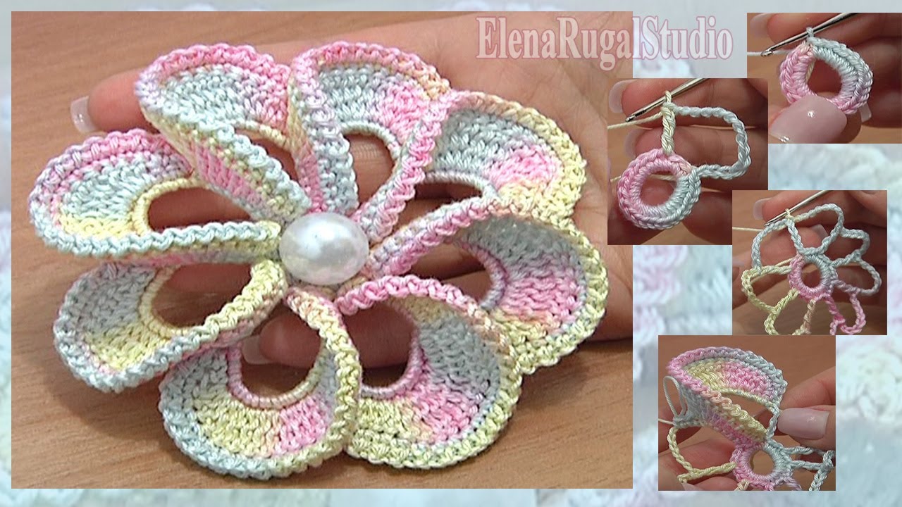 Gorgeous Crochet FLOWER 3D