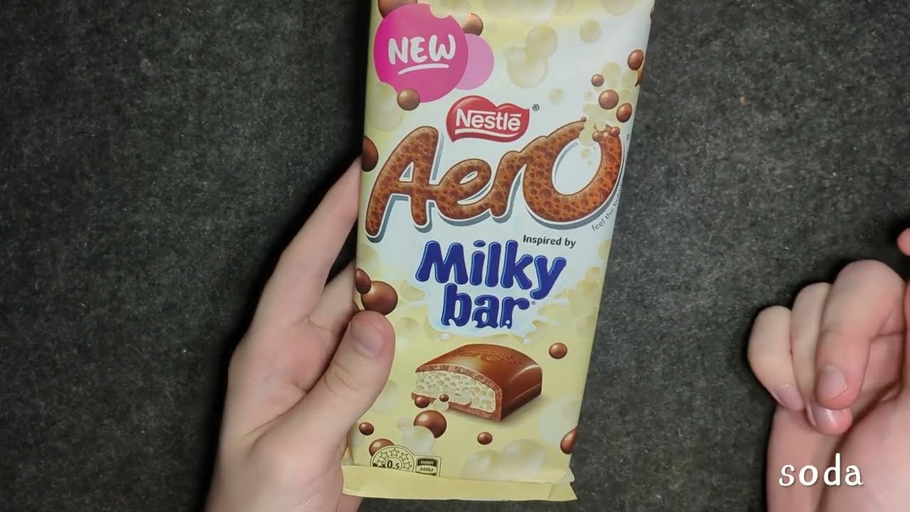Trying New Aero Milky Bar