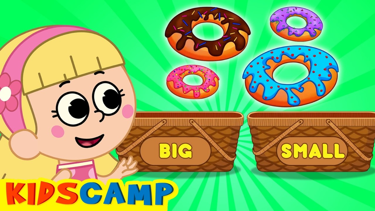 Learn Sizes - Big And Small | Toddler Learning Video | KidsCamp