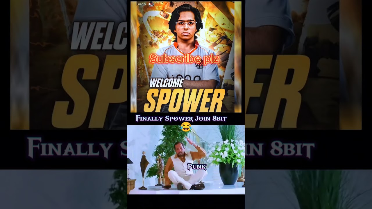 Spower Join 8bit 😱🤯 Godlike Bid farewell to Spower #godlike #jonathan #spowergaming #bgmishorts
