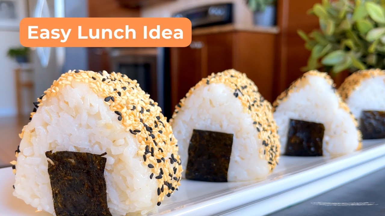 Make the Perfect Chicken Teriyaki Onigiri Rice Triangles for your next lunch