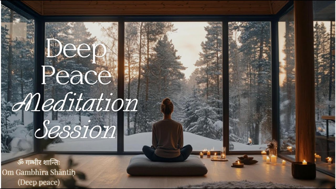 Deep Peace Theta Meditation | Om Gambhīra Shāntiḥ (30 Minutes)