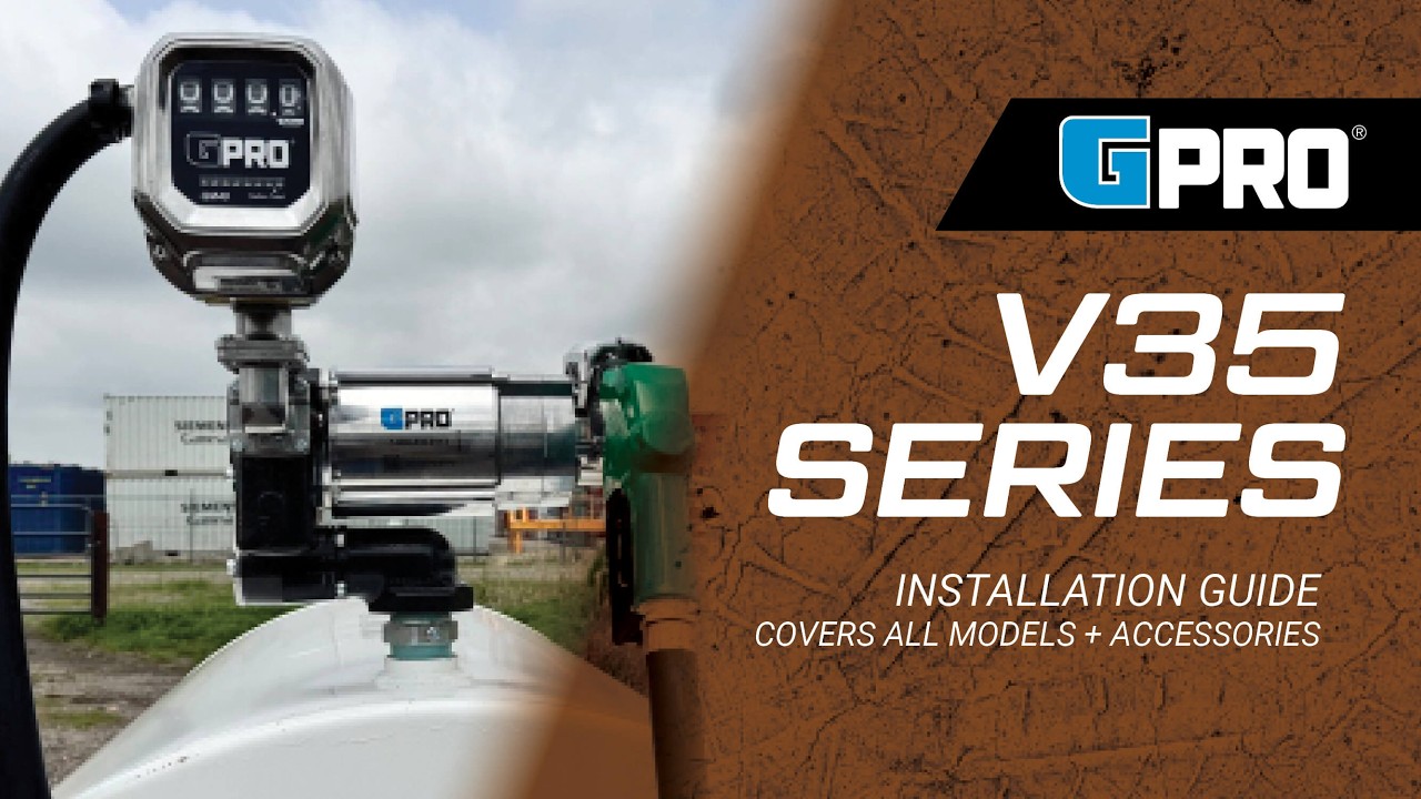 GPRO V35 Series Fuel Transfer Pump Installation