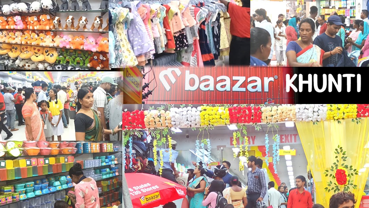 M Baazar Khunti| first Opningi in the M Baazar khunti.