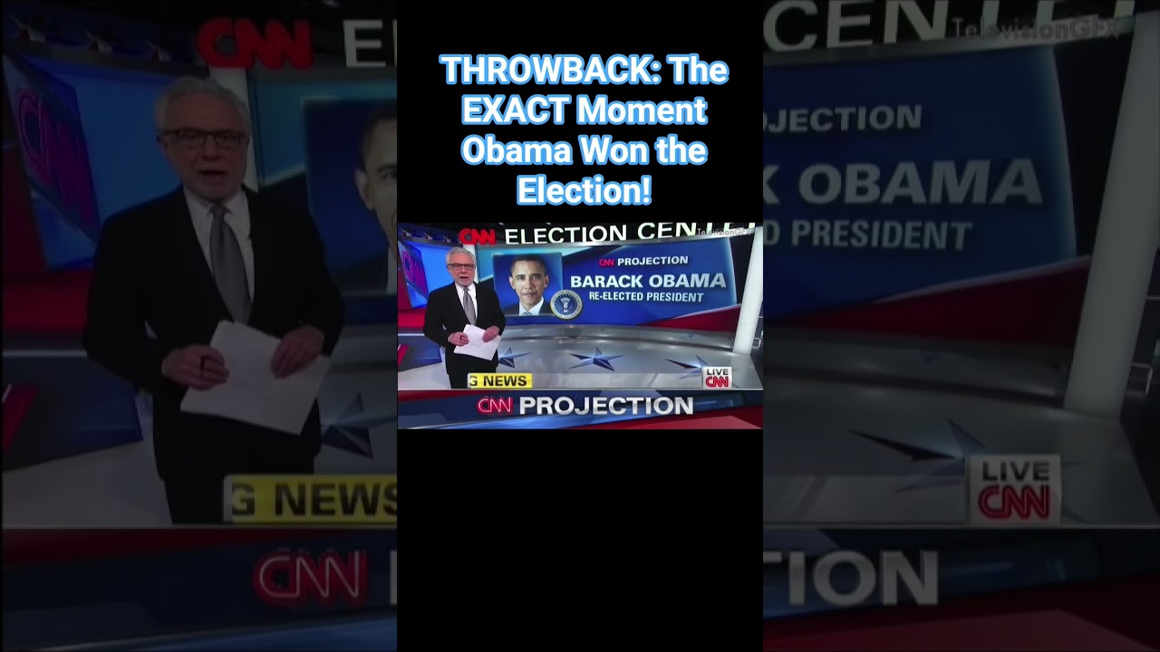The EXACT Moment Barack Obama Won the 2012 Election!!!! #politics #election #unitedstates #obama