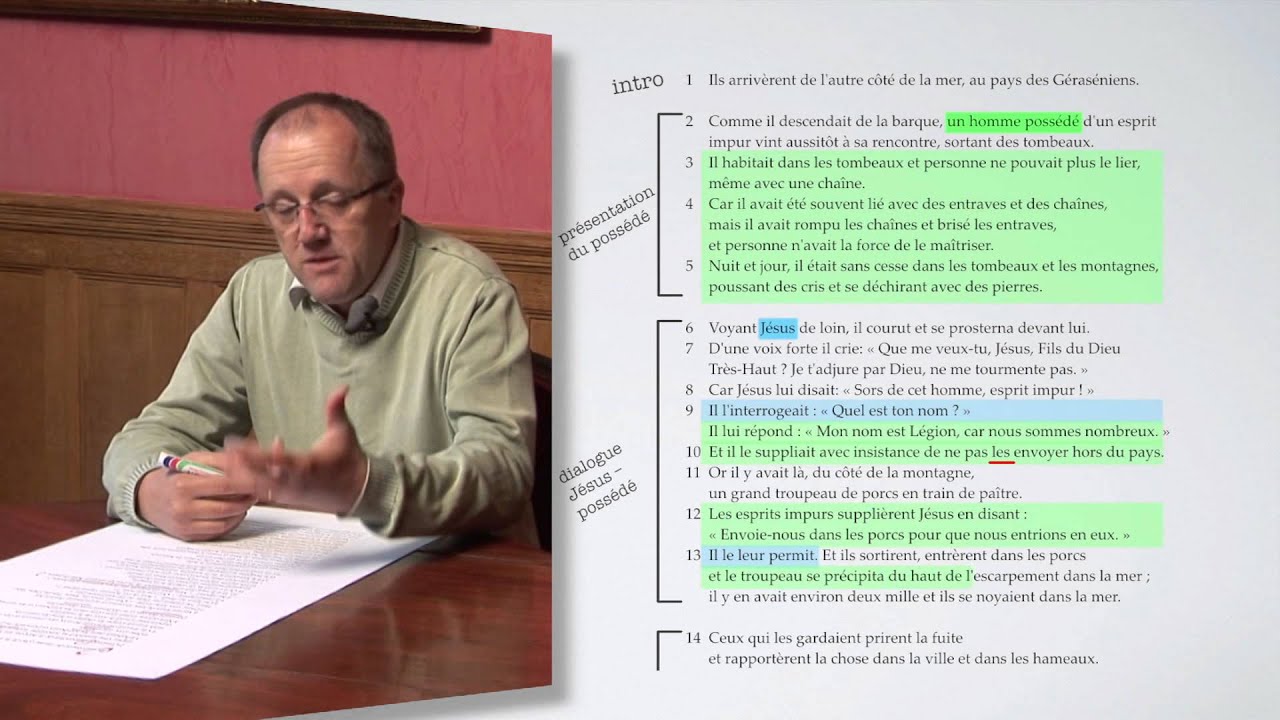 La guérison d'un démoniaque dans la Décapole (Marc 5,1-20) - Lecture d'Elian Cuvillier