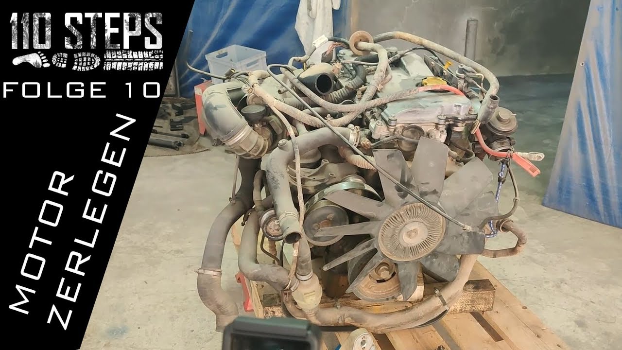 Landrover Defender TD5 | Motor komplett zerlegen | Folge10 | restaurieren | 110STEPS