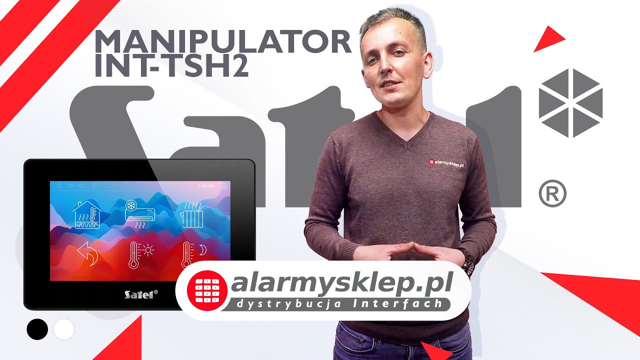 Cześć 1. Jakie opcje i ustawienia ma dotykowy manipulator graficzny INT-TSH2 Satel - Vlog #32