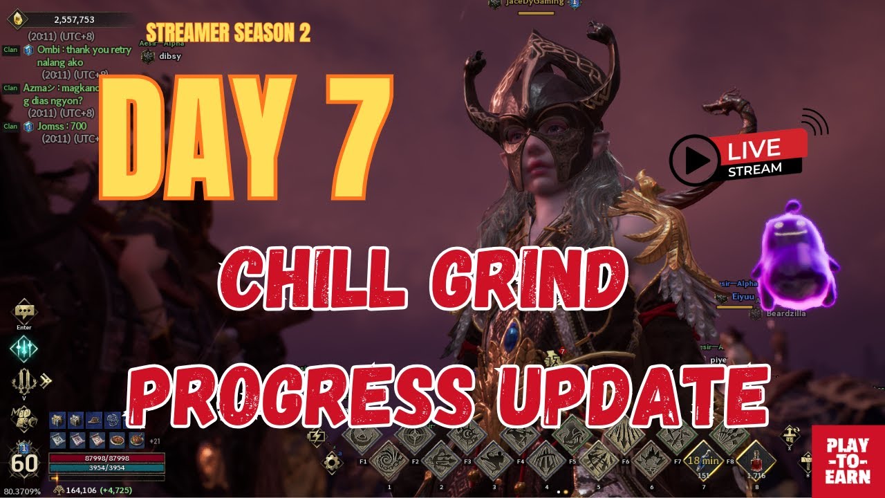 Legend of Ymir – Season 2 Day 7 Livestream | Chill Grind + Progress Update