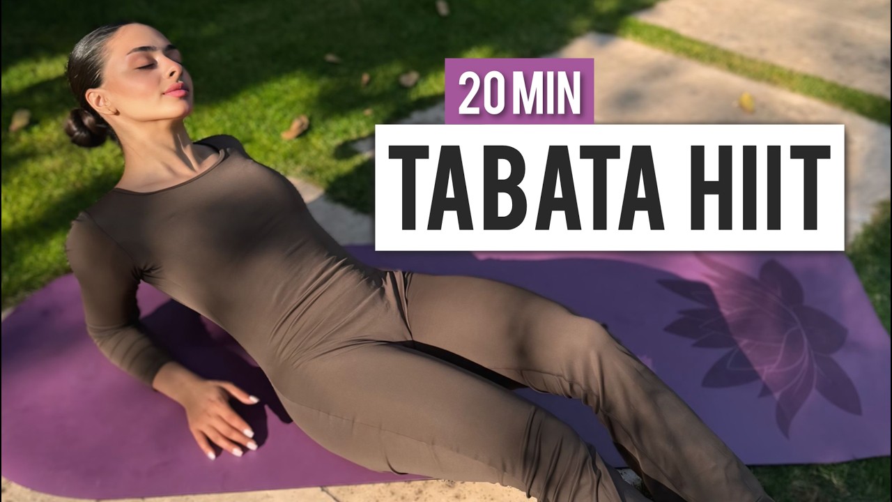 20-МИНУТНАЯ ТРЕНИРОВКА ТАБАТА HIIT 🔥 Экстремальное сжигание жира | Без повторений и оборудования