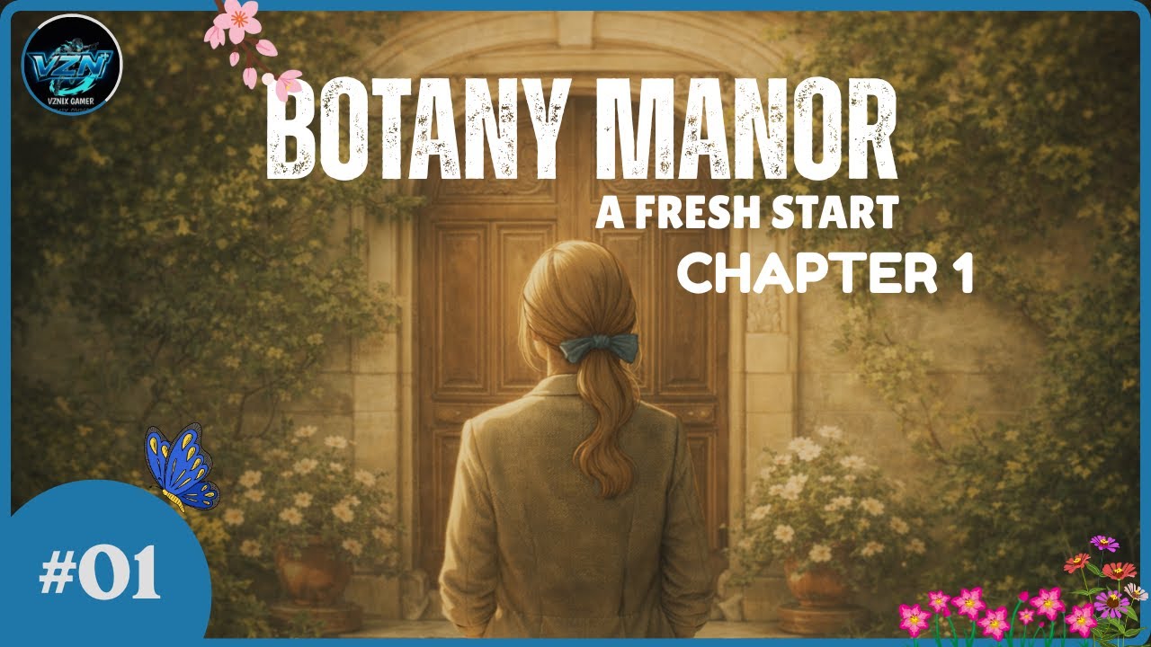 A Fresh Start - Botany Manor Puzzle Walkthrough (Chapter 1) | Vznix Gamer