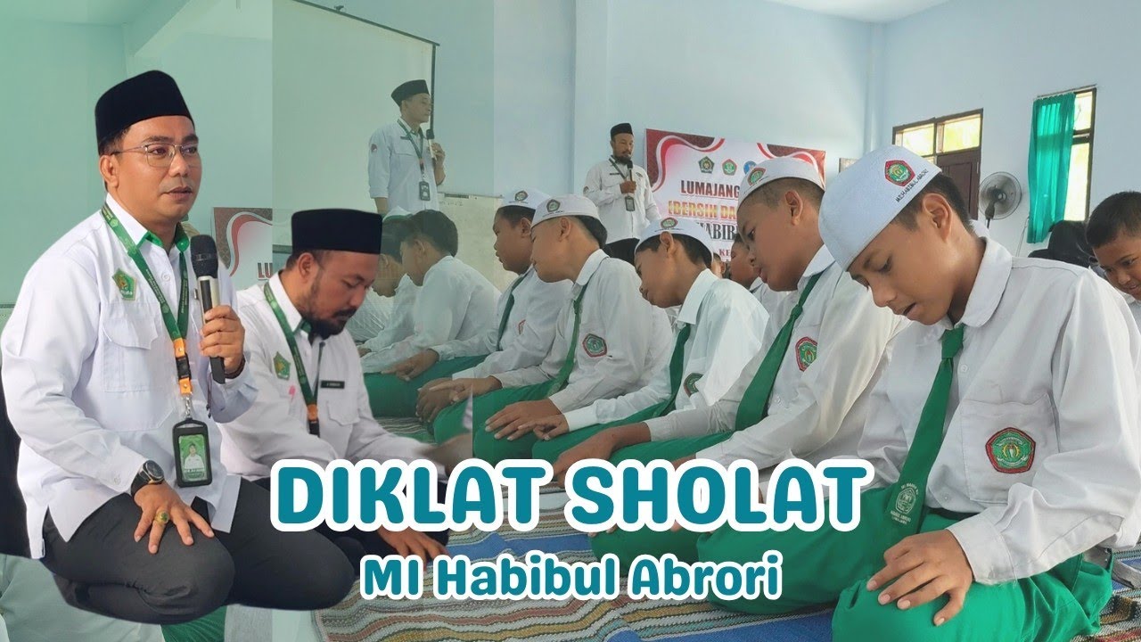 DIKLAT PELATIHAN SHOLAT OLEH KUA KEC. LUMAJANG DI MI HABIBUL ABRORI