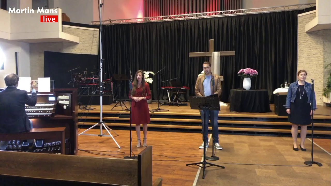 Martin Mans, Marijke Brandwijk, Anne Nijland en Johan Petersen - Abide with me - Breepleinkerk