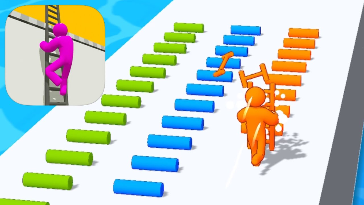 Ladder Master Color Run - All Levels Gameplay Android, iOS