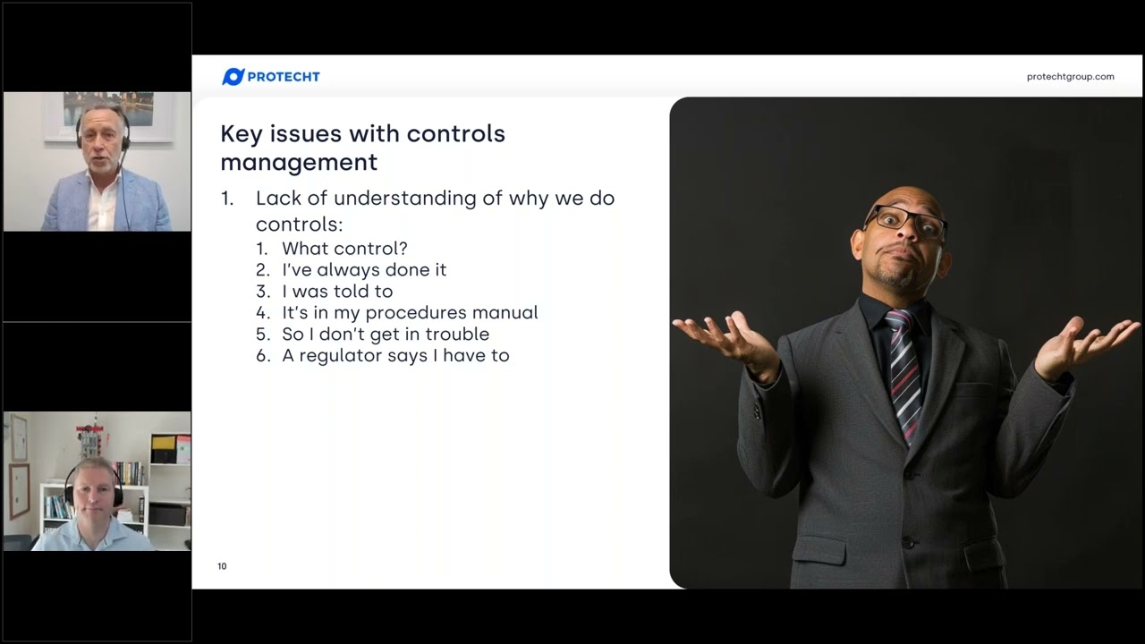 Control frameworks and compliance: Bridging the gap to risk management.