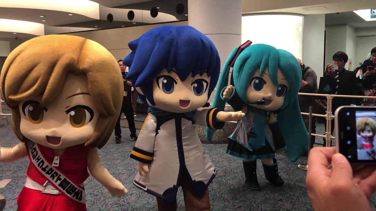 Mikudayo, Meikodayo, and Kaitodayo at Miku Symphony